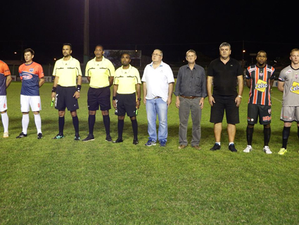 Solenidade abriu o Campeonato Regional de futebol neste sábado, no estádio do Avenida