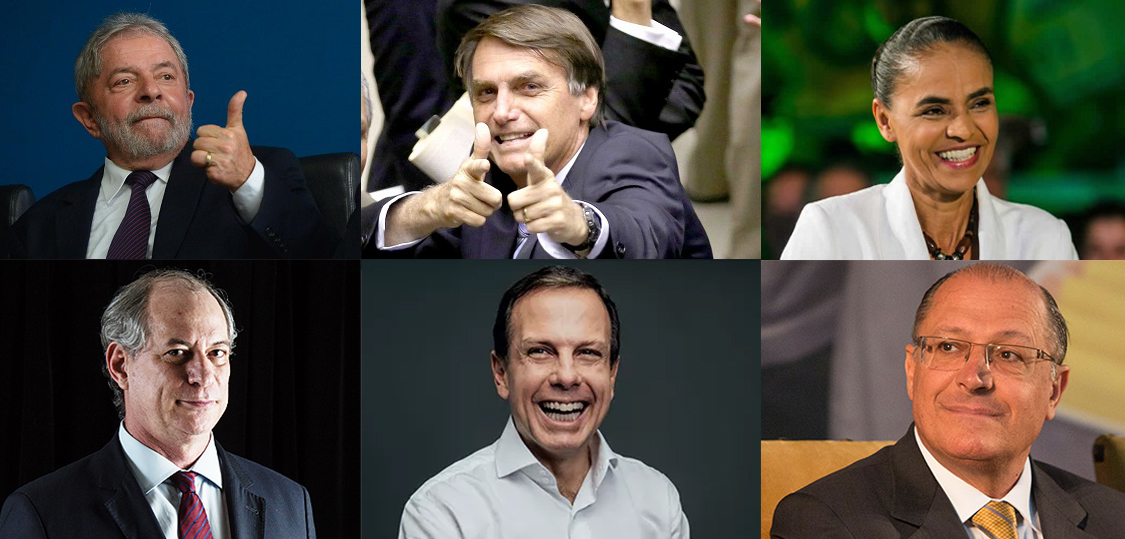 Lula, Bolsonaro e Marina Silva aparecem como favoritos na pesquisa Datafolha de setembro