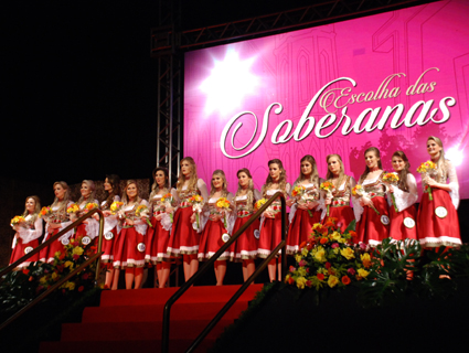 As 15 candidatas que participaram do concurso