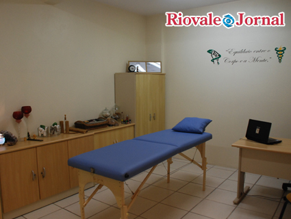 Sala ampla para fisioterapia 