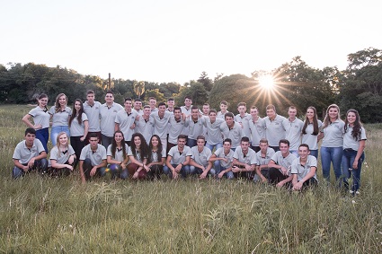 Formandos da sétima turma do ensino médio técnico em agricultura da Efasc 