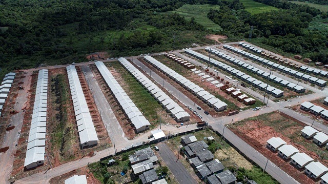 Em torno de 60% das obras do novo loteamento já foram concluídas