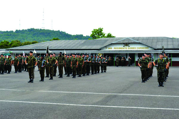 Haverá Tocata da Banda nesta terça-feira, 15, e solenidade militar na manhã da quarta-feira, 16