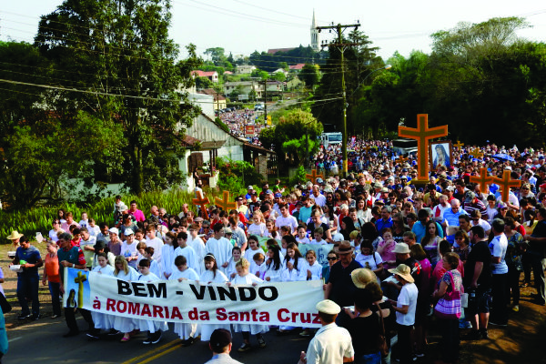 A última edição da Romaria da Santa Cruz contou com aproximadamente 10 mil pessoas