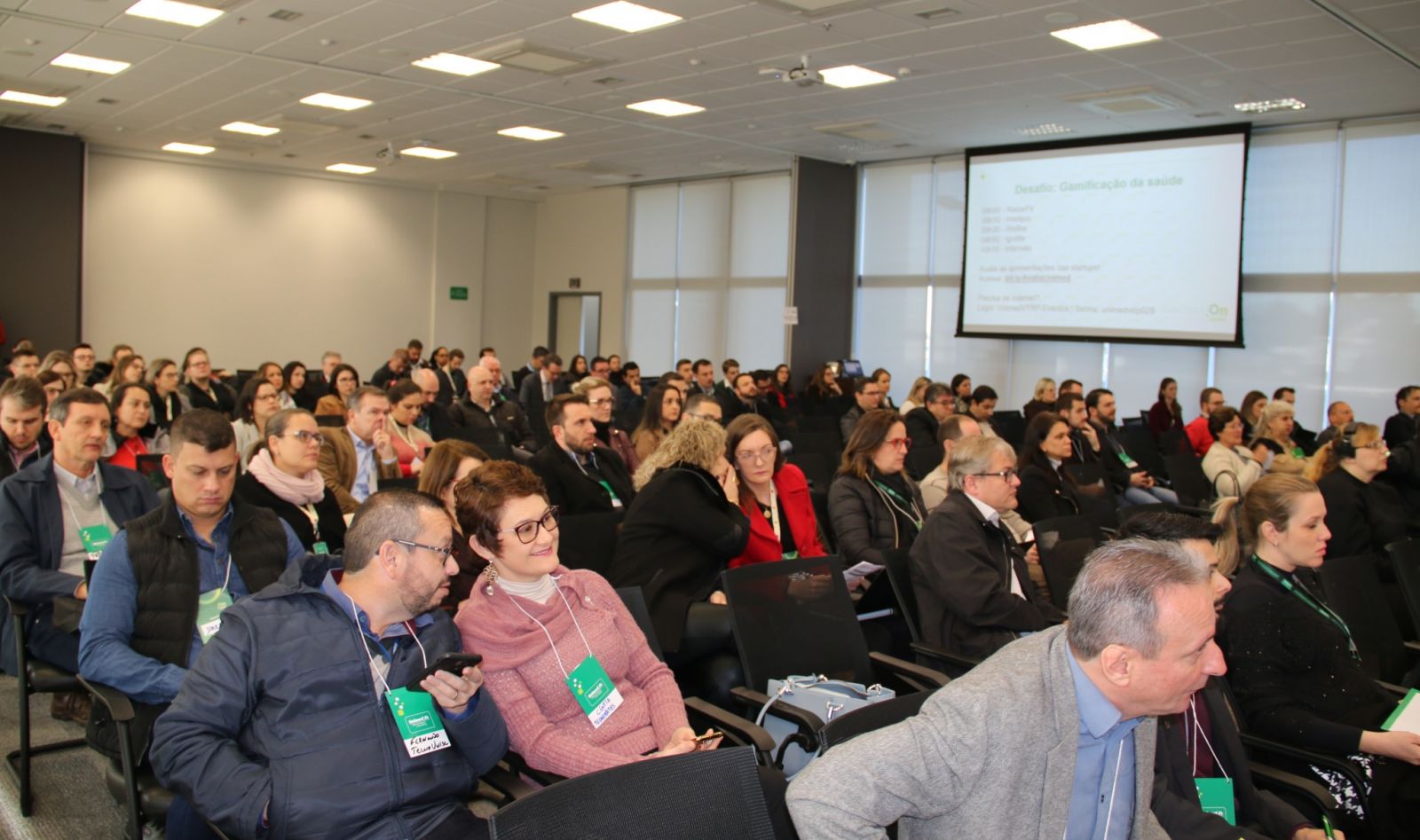 Mais de 200 pessoas acompanharam o Pitch Day, na sede da Unimed VTRP