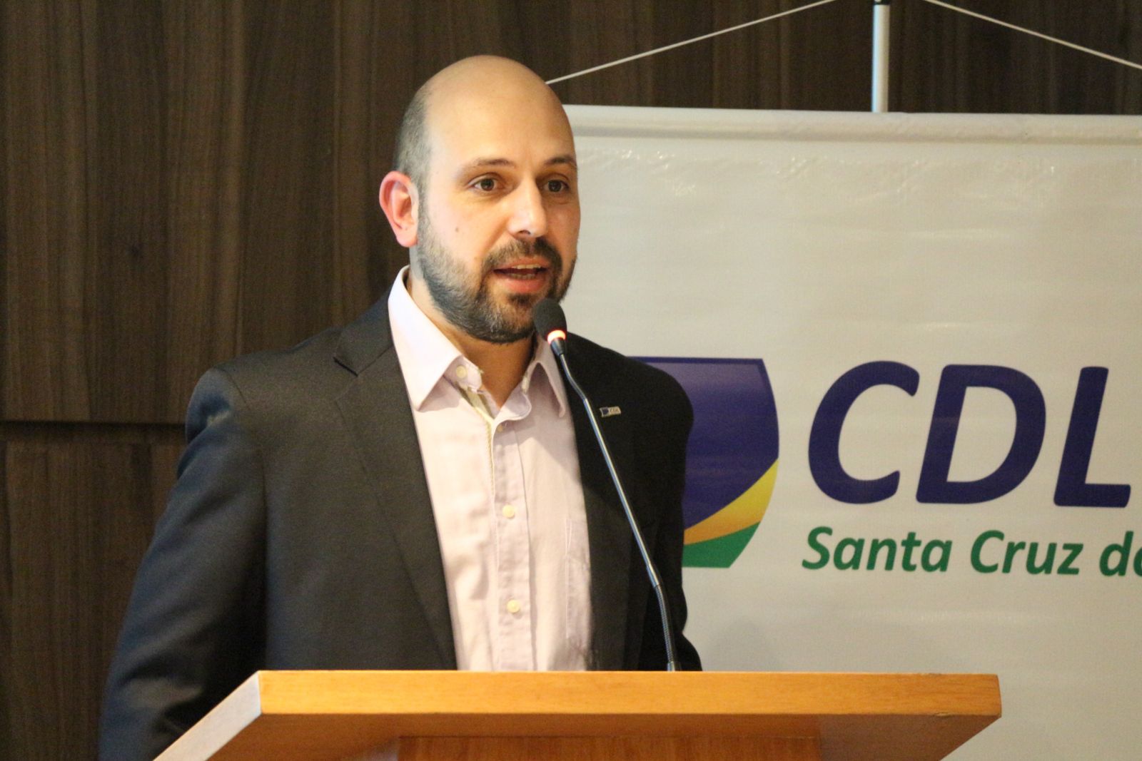 Márcio Farias Martins, presidente da CDL Santa Cruz 