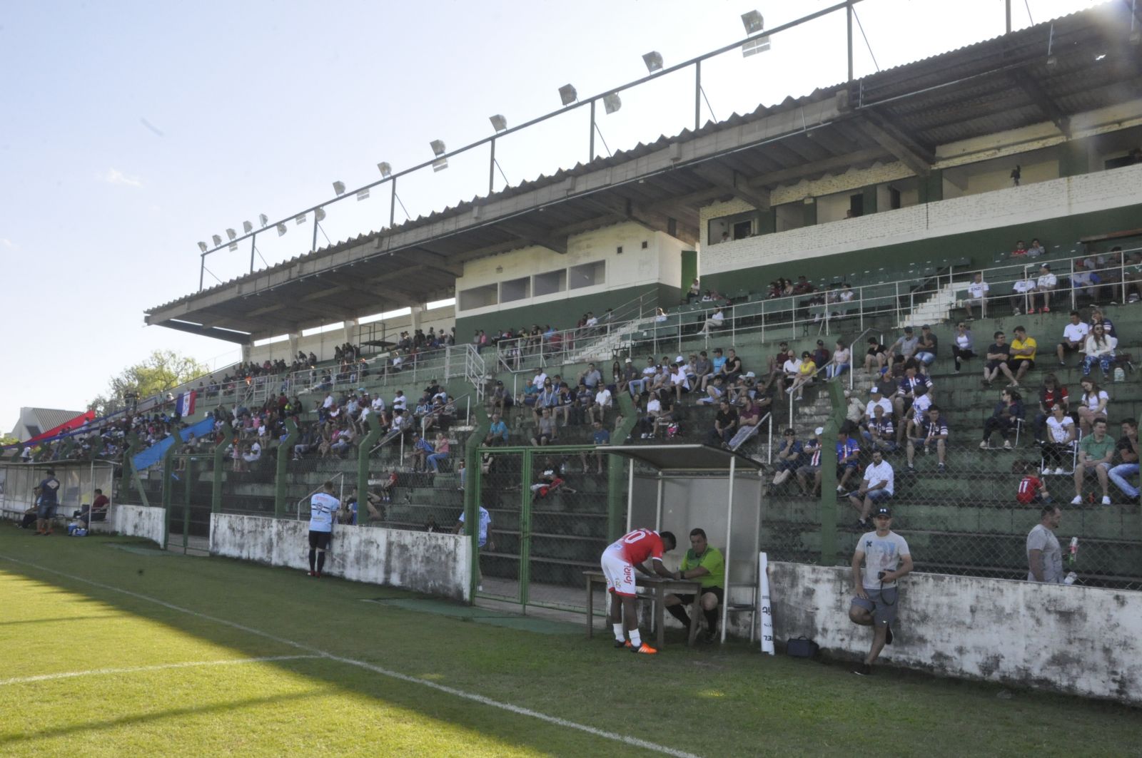 Nos Eucaliptos, o torcedor compareceu e apoiou as equipes de Bom Jesus e São José