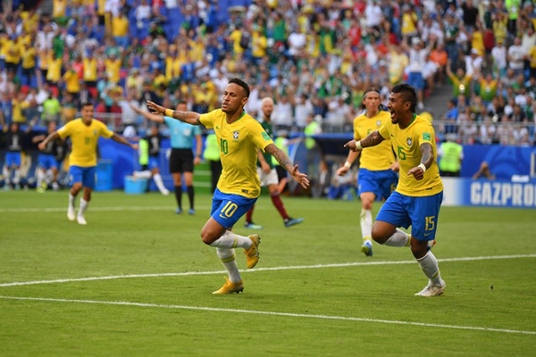 Neymar foi o grande craque da partida contra o México