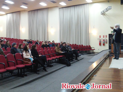 Representantes dos municípios de três Coordenadorias Regionais de Saúde estiveram presentes no workshop na Unisc