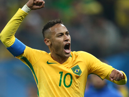 Neymar fez seu primeiro gol na Rio 2016 contra a Colômbia